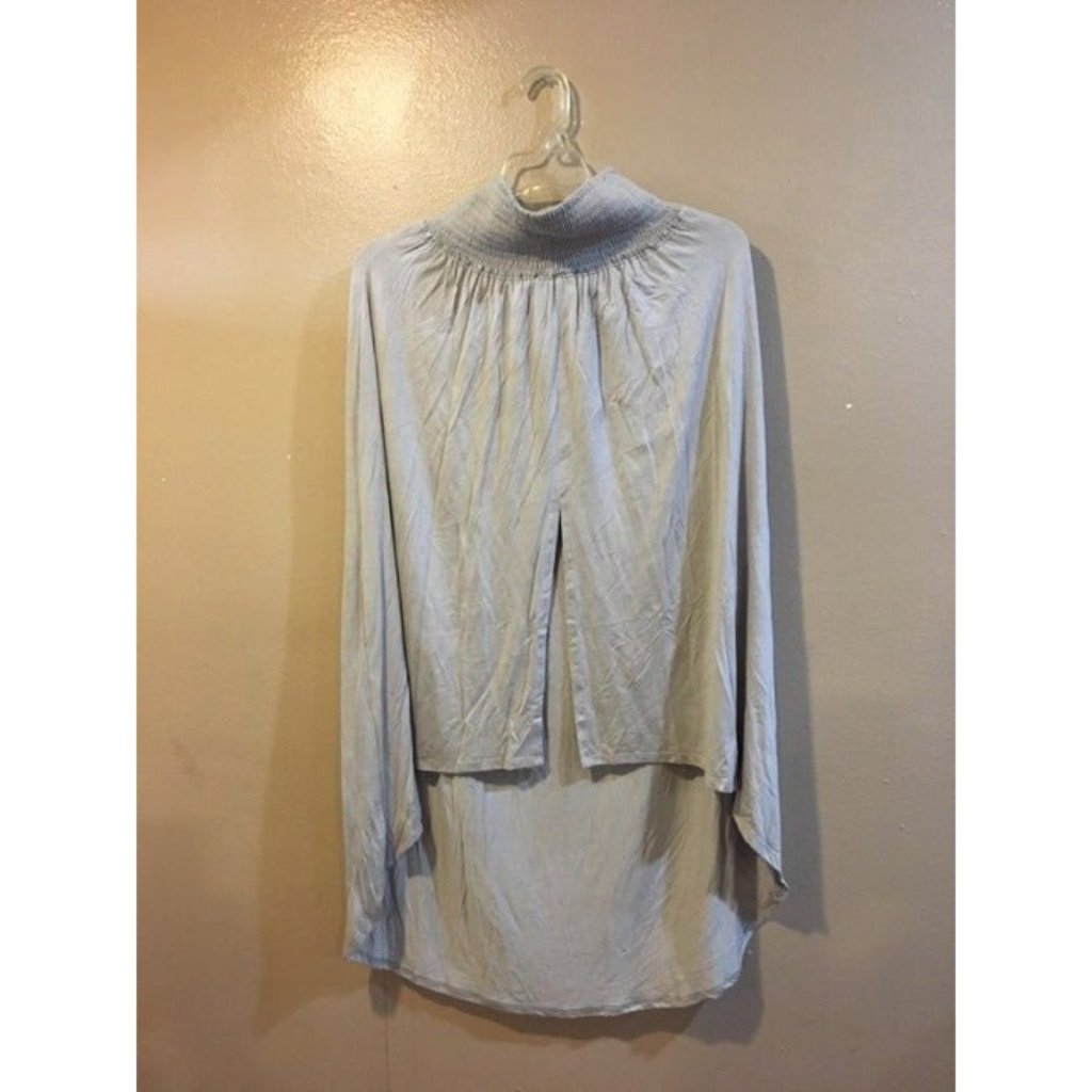 Free People Maxi Silver Skirt Size M